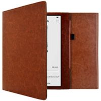 imoshion Vegan Leather Klapphülle für das Kobo Elipsa 2E - Dunkelbraun