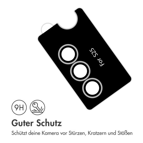imoshion 2er-Pack Objektivschutz für Kamera für das Samsung Galaxy S25 - Silver Shadow