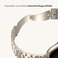imoshion Edelstahlarmband für Apple Watch | 44/45/46/49 mm - Starlight