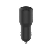 Belkin BoostCharge 2-Port-Autoladegerät USB-C/USB-A 42 W - Schwarz
