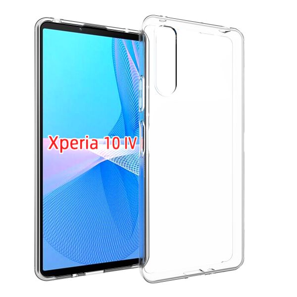 Accezz TPU Clear Cover für das Sony Xperia 10 IV - Transparent