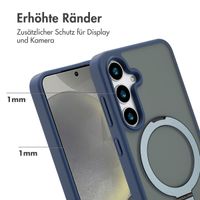 Accezz Ring Stand Backcover mit MagSafe Samsung Galaxy S24 - Blau