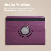 imoshion 360° drehbare Klapphülle Apple iPad 9 (2021) 10.2 Zoll / iPad 8 (2020) 10.2 Zoll / iPad 7 (2019) 10.2 Zoll - Violett