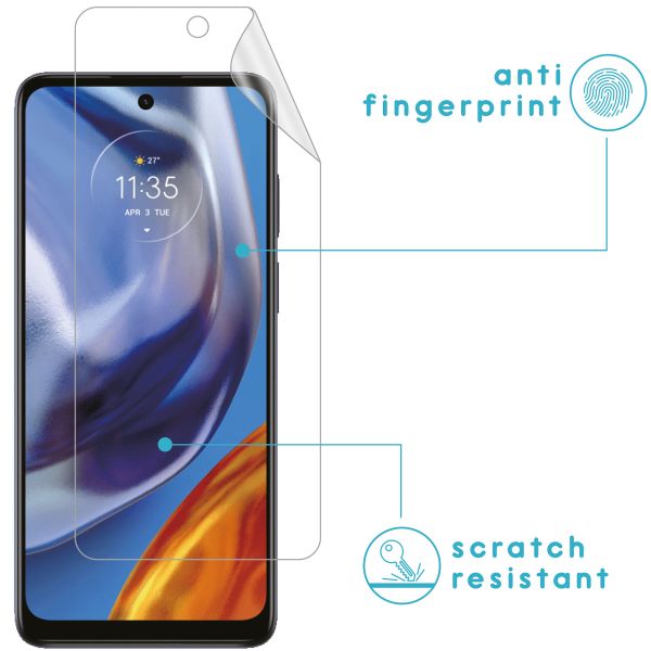 imoshion Displayschutz Folie 3-Pack für das Motorola Moto E32 / E32s