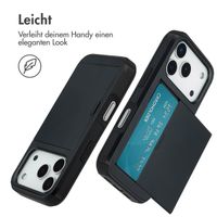 imoshion Backcover mit Kartenfach Apple iPhone 17 Pro - Schwarz