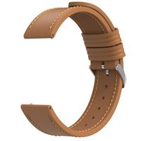 imoshion Modernes Lederarmband - Universelle 22 mm Verbindung - Braun