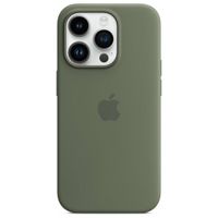 Apple Silikon-Case MagSafe für das Apple iPhone 14 Pro - Olive