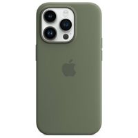 Apple Silikon-Case MagSafe für das iPhone 14 Pro - Olive