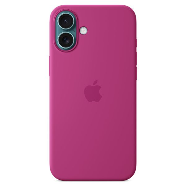 Apple Silikon-Case MagSafe für das Apple iPhone 16 Plus - Fuchsia