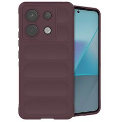 imoshion EasyGrip Back Cover für das Xiaomi Redmi Note 13 Pro (5G) - Aubergine