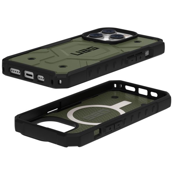 UAG Pathfinder Case MagSafe für das iPhone 14 Pro - Olive