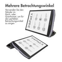 imoshion Design Trifold Hard Case Sleepcover Pocketbook InkPad X Pro - Black Graphic