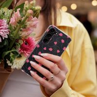 imoshion Design Hülle iPhone 14 - Dusty Rose Connected Hearts