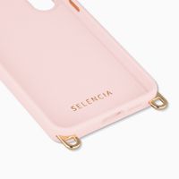 Selencia Rivièra Backcover mit MagSafe mit abnehmbaren Haken Samsung Galaxy S24 FE - Sorbet Pink