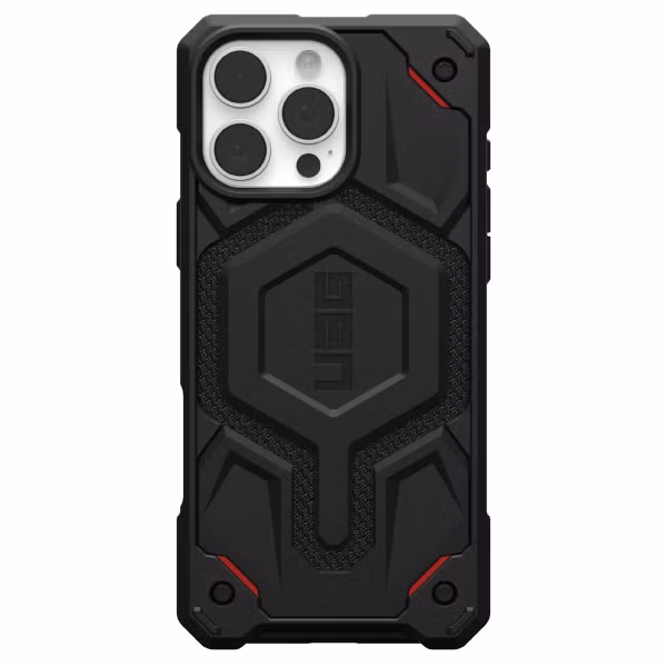UAG Monarch Pro Backcover Apple iPhone 16 Pro Max - Kevlar Black