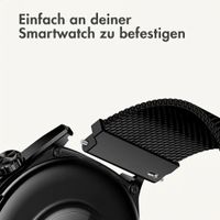 imoshion Mailändische Magnetarmband -   Universelle 18 mm Anschluss - Schwarz