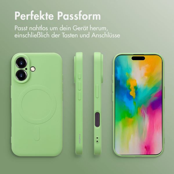 imoshion Color Back Cover mit MagSafe für das Apple iPhone 16 Pro - Grün