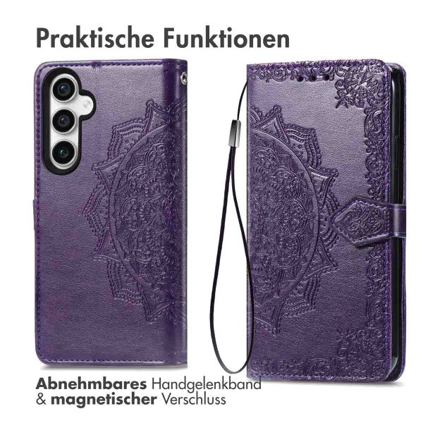 imoshion Mandala Klapphülle Samsung Galaxy S23 FE - Violett