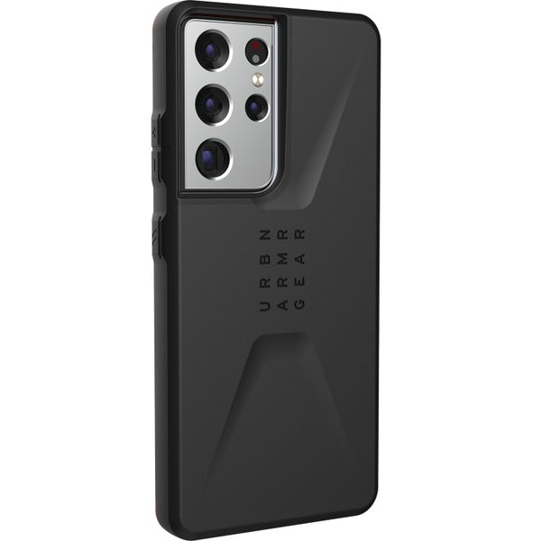 UAG Civilian Backcover Samsung Galaxy S21 Ultra - Schwarz