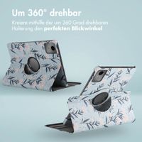 imoshion 360° drehbare Design Klapphülle für das Lenovo Tab M11 - Flowers