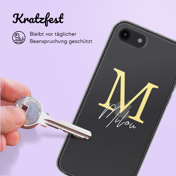 Hülle mit eigenem Foto und/oder Text Apple iPhone SE (2022 / 2020) / 8 / 7 - Letter