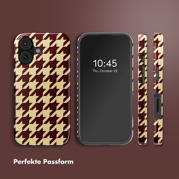 Selencia Vivid Rückabdeckung mit MagSafe Apple iPhone 17 - Pied-de-Poule