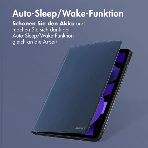 Accezz Classic Klapphülle Apple iPad Mini 7 (2024) / iPad Mini 6 (2021) - Dunkelblau