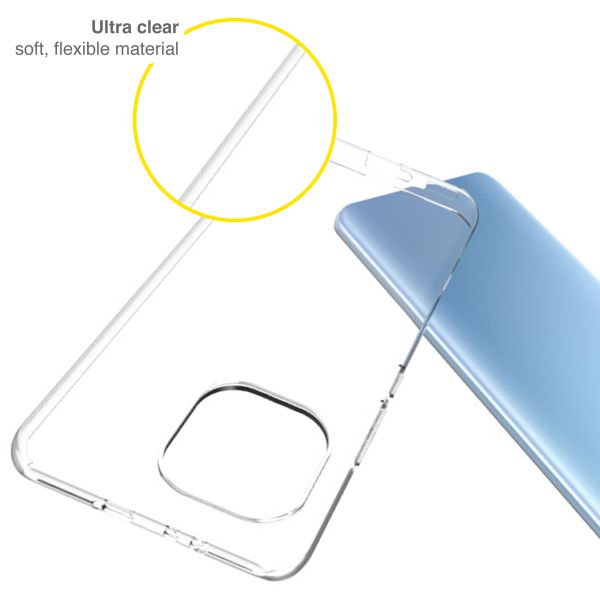 Accezz Clear TPU Backcover Xiaomi Mi 11 - Transparent