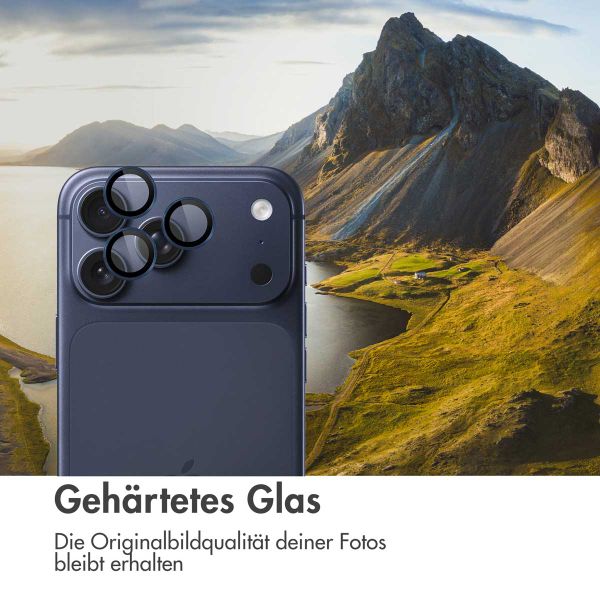 imoshion 2er Pack Kameraobjektivschutz für das Apple iPhone 17 Pro / 17 Pro Max - Dunkelblau
