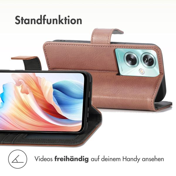 imoshion Luxuriöse Klapphülle OnePlus Nord N30 SE - Braun