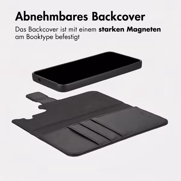 imoshion Herausnehmbare 2-in-1 Luxus-Bookcase Samsung Galaxy S25 - Schwarz