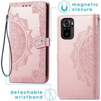 imoshion Mandala Klapphülle Xiaomi Redmi Note 10 (4G) / Note 10S - Roségold