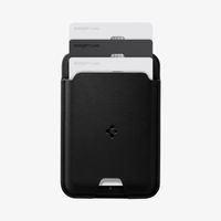 Spigen Kartenhalter mit MagSafe Valentinus für Apple iPhone - 3 Karten - Black
