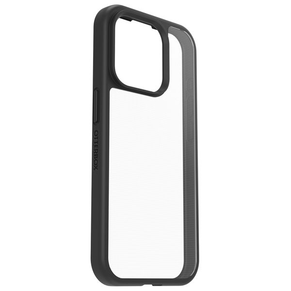 OtterBox React Backcover für das Apple iPhone 15 Pro - Transparent / Schwarz