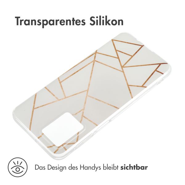 imoshion Design Hülle für das Motorola Moto G54 - White Graphic