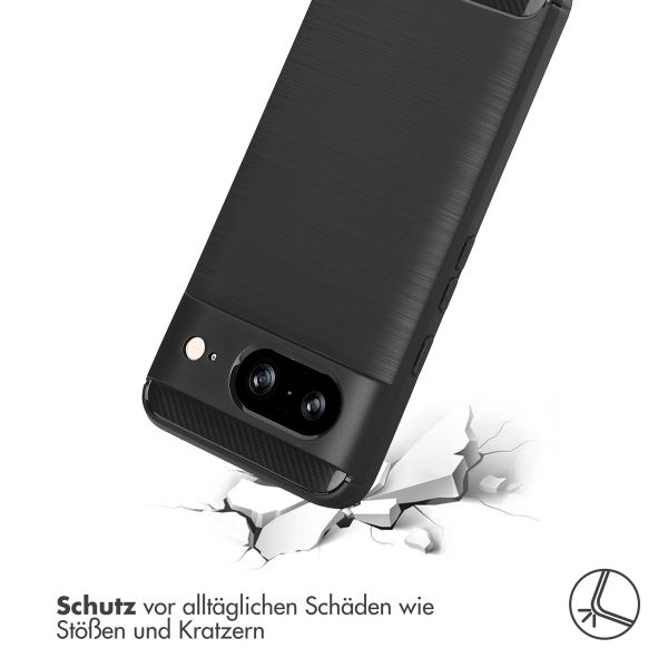 imoshion Brushed Back Cover Google Pixel 8 - Schwarz