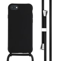 imoshion SilikonHülle mit Band Apple iPhone SE (2022 / 2020) / 8 / 7 - Schwarz