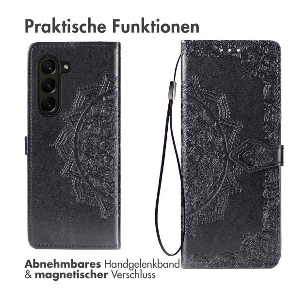 imoshion Mandala Klapphülle Samsung Galaxy Z Fold 6 - Schwarz