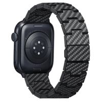 Pitaka Carbonfaser Armband für Apple Watch | 44/45/46/49 mm - Retro Carbon Black