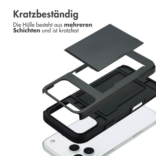 imoshion Backcover mit Kartenfach Apple iPhone 17 Pro Max - Schwarz
