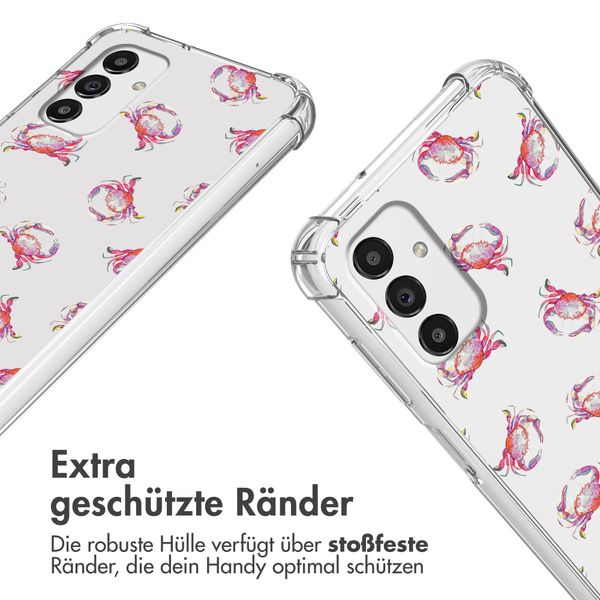 imoshion Design Hülle mit Band für das Samsung Galaxy A13 (5G) - Crab Watercolor