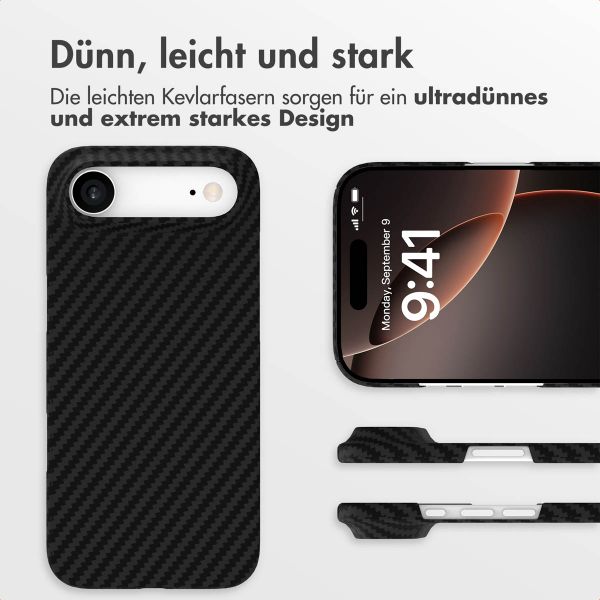 Accezz MagSafe Kevlar Hülle Apple iPhone Air - Schwarz