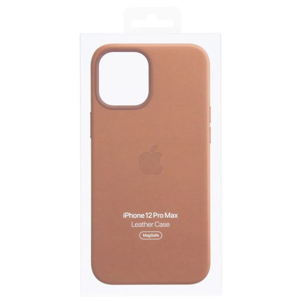 Apple Leder-Case MagSafe für Apple iPhone 12 Pro Max - Saddle Brown