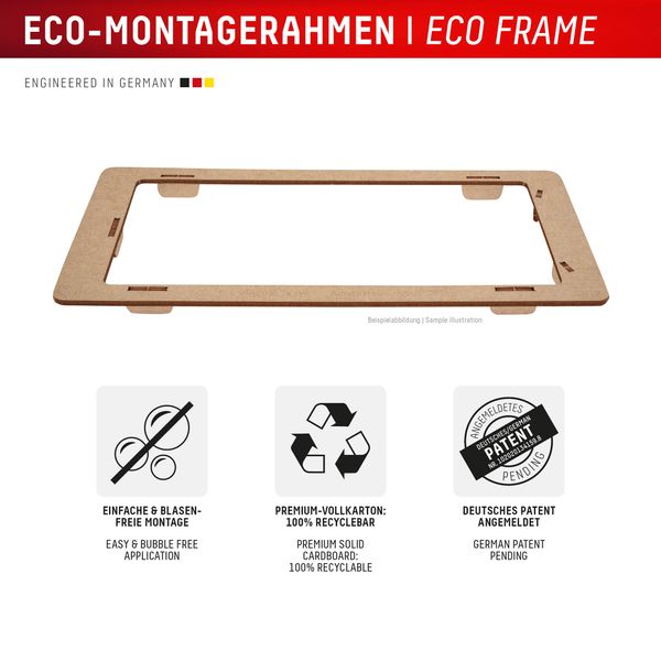 Displex Bildschirmschutzfolie Real Glass Full Cover Apple iPhone 16 Pro Max