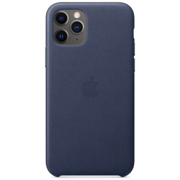 Apple 3 Pack Leder-Case iPhone 11 Pro - Red + Midnight Blue + Black