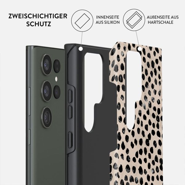 Burga Tough Back Cover für das Samsung Galaxy S23 Ultra - Almond Latte