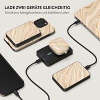 Burga Magnetische Powerbank 5.000 mAh - Geeignet für MagSafe und Qi2 - Full Glam / Gunmetal
