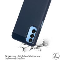 imoshion Brushed Back Cover für das Samsung Galaxy A15 (5G/4G) - Dunkelblau