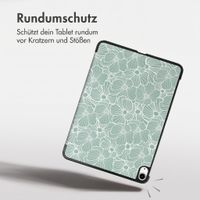imoshion Design Trifold Klaphülle Apple iPad Air 11 Zoll (2026) M4 / (2025) M3 / (2024) M2 / Air 5 (2022) / Air 4 (2020) - Botanica