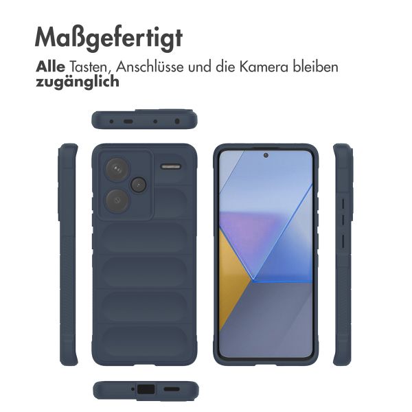 imoshion EasyGrip Back Cover für das Xiaomi Redmi Note 13 Pro Plus (5G) - Dunkelblau